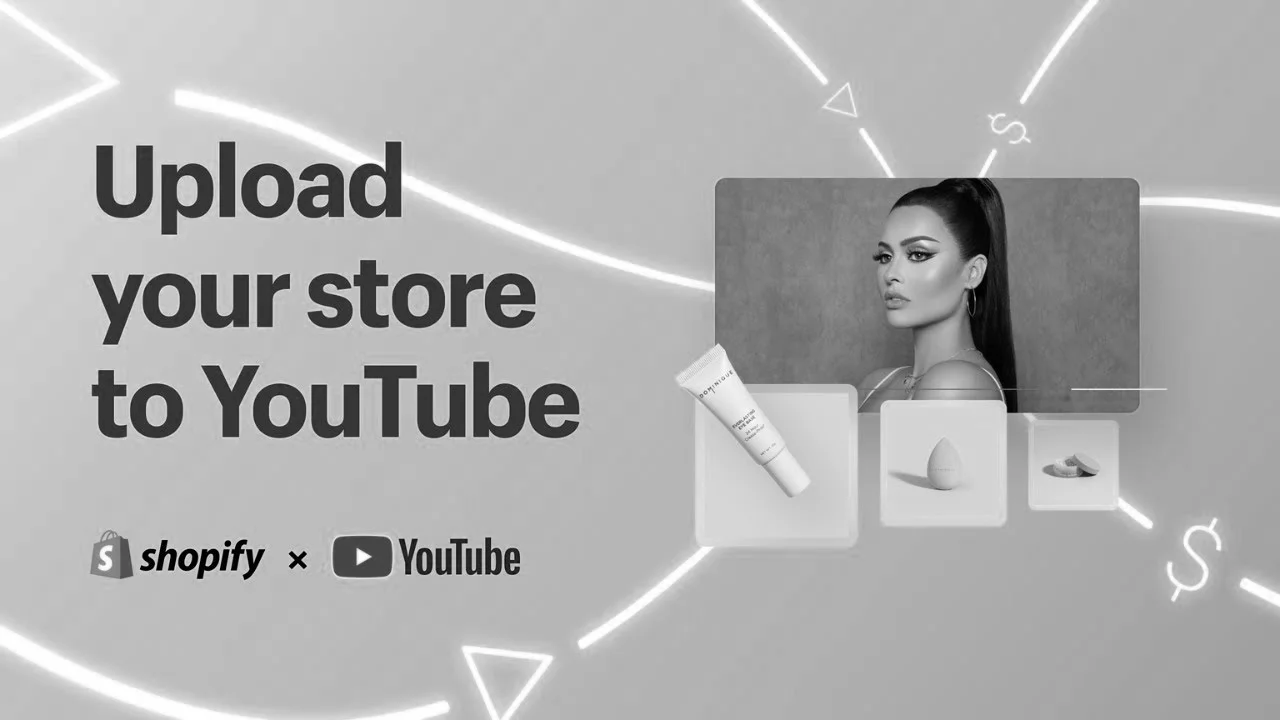 YouTube Shopping y Shopify unen fuerzas para potencializar las ventas online.